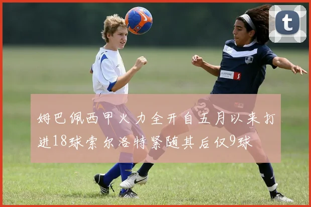 姆巴佩西甲火力全开自五月以来打进18球索尔洛特紧随其后仅9球