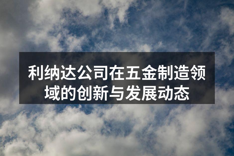 利纳达新型五金产品展示