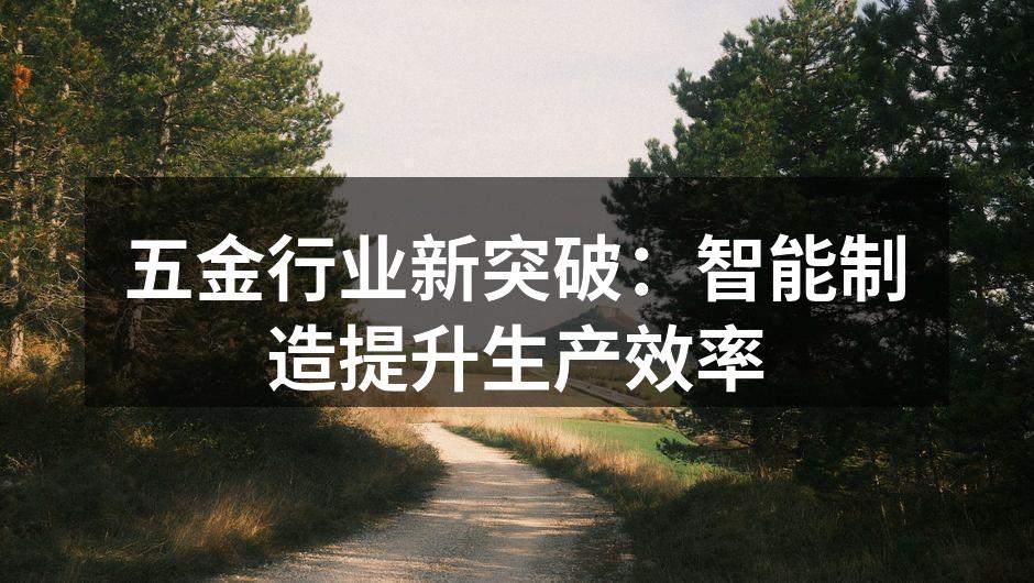 智能化生产线提升效率
